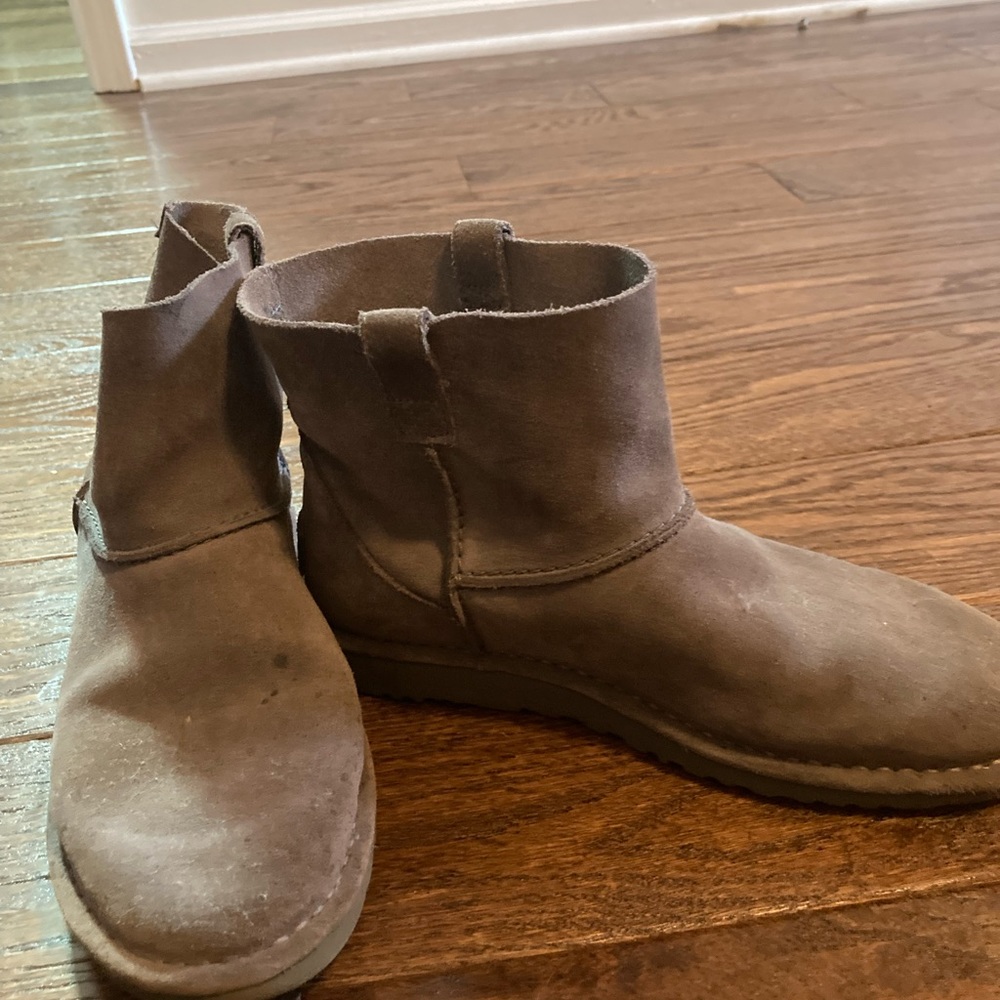 Ugg unlined suede ankle boots